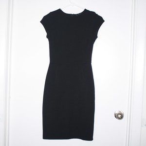 Aqua brand short sleeved black mini dress